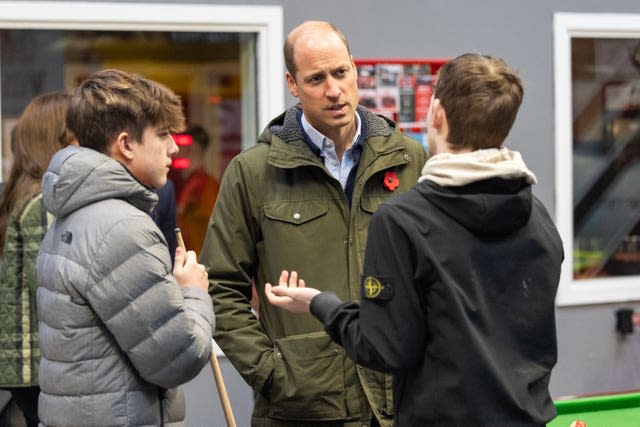 The prince and princess visit the Day1 charity based in Inverness 