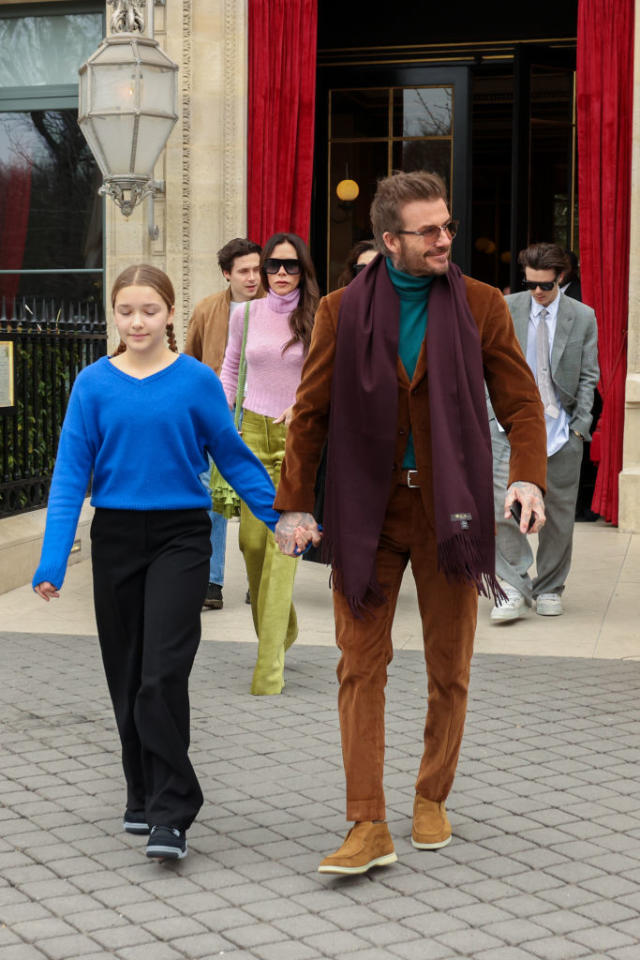 Harper Beckham rocks rare designer handbag and makeup despite mum Victoria's  cosmetics ban