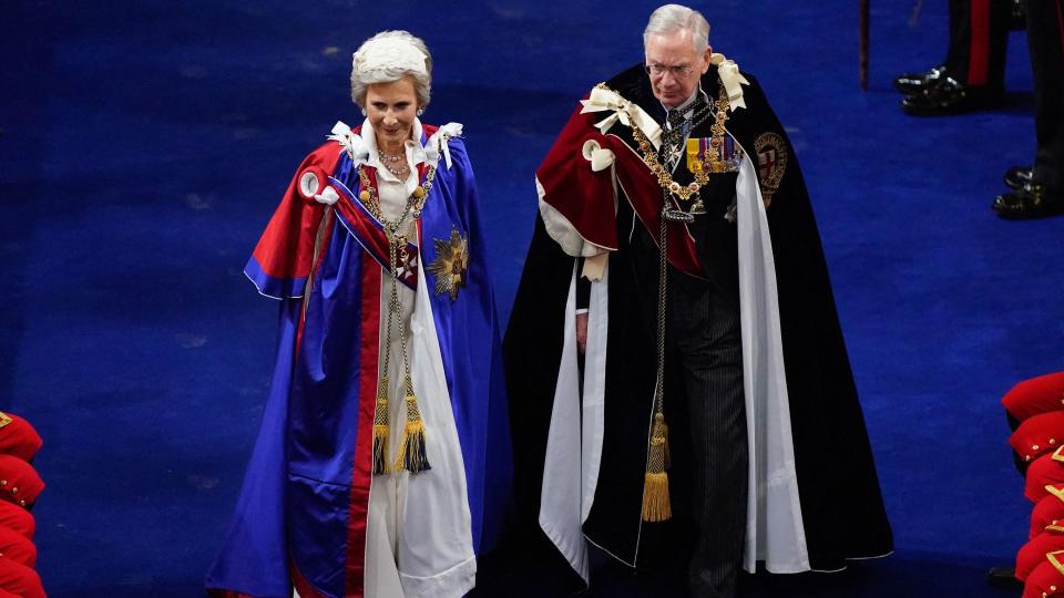 The Duke and Duchess of Gloucester at the King's Coronation