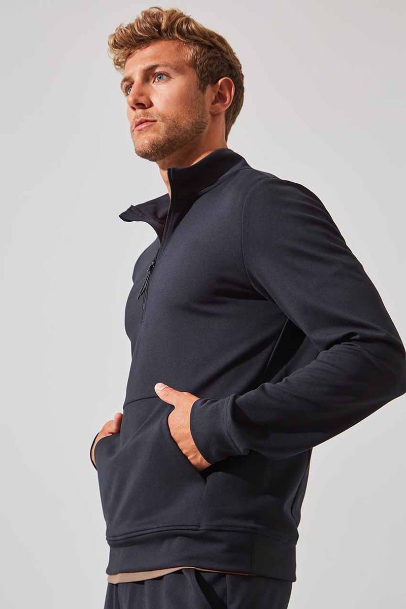 Limber Recycled Polyester Half Zip Sweatshirt. Image via MPG Sport. 