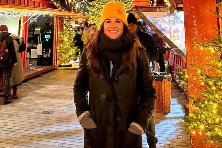Gabriela Sabatini visitó Suiza y revolucionó las redes sociales con sus fotos bajo la nieve