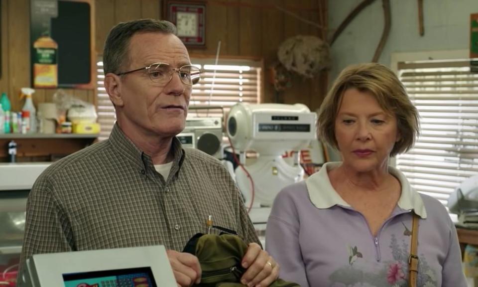 Bryan Cranston and Anette Bening in Jerry & Marge Go Large.