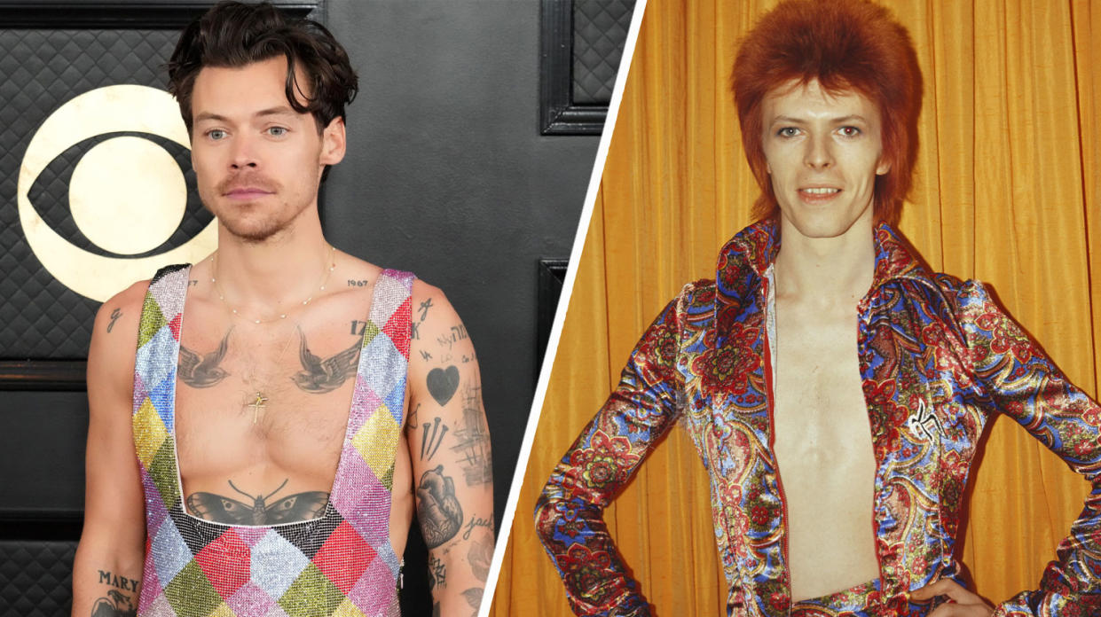 David Bowie producer Tony Visconti has laughed off Harry Styles comparison. (Getty)