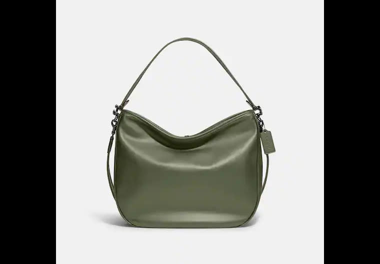 product photo of  olive greenSoft Tabby Hobo. Image via Coach.