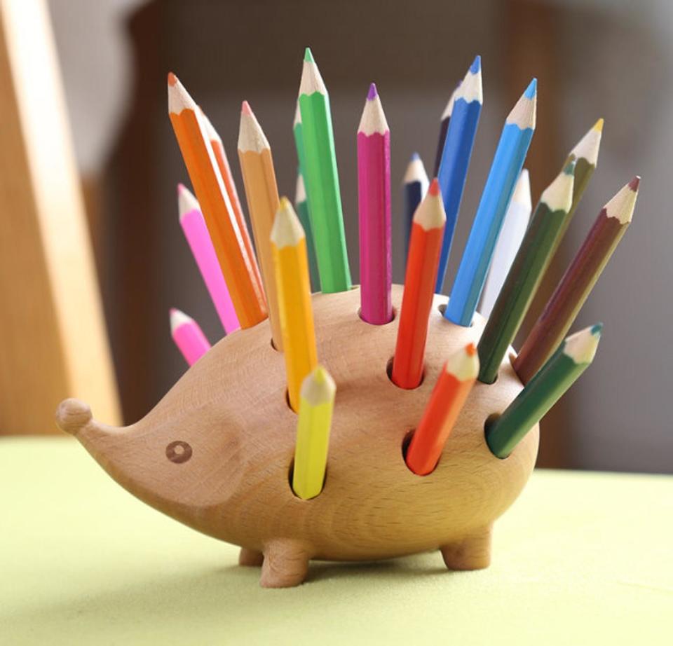 Organization isn't just for minimalists. Go ahead, hedge-<i>hog</i> up your desk space with this useful little critter!<br /><br />iTeacher Stuff is a Hong Kong-based small biz that makes reviewer-loved stamps, stickers and other schoolroom goods.<br /><br /><strong>Get it from <a href="https://go.skimresources.com?id=38395X987171&amp;xs=1&amp;xcust=HPOrganizingProducts6075dfcde4b0cd39fcc2c19f&amp;url=https%3A%2F%2Fwww.etsy.com%2Fshop%2FiTeacherStuff" target="_blank" rel="nofollow noopener noreferrer" data-skimlinks-tracking="5902331" data-vars-affiliate="AWIN" data-vars-campaign="SHOPLittleOrganizingWantMower3-21-2021--5902331" data-vars-href="https://www.awin1.com/cread.php?awinmid=6220&amp;awinaffid=304459&amp;clickref=SHOPLittleOrganizingWantMower3-21-2021--5902331&amp;ued=https%3A%2F%2Fwww.etsy.com%2Fshop%2FiTeacherStuff" data-vars-keywords="cleaning" data-vars-link-id="16540791" data-vars-price="" data-vars-product-id="21045577" data-vars-product-img="" data-vars-product-title="" data-vars-retailers="etsy" data-ml-dynamic="true" data-ml-dynamic-type="sl" data-orig-url="https://www.awin1.com/cread.php?awinmid=6220&amp;awinaffid=304459&amp;clickref=SHOPLittleOrganizingWantMower3-21-2021--5902331&amp;ued=https%3A%2F%2Fwww.etsy.com%2Fshop%2FiTeacherStuff" data-ml-id="7">iTeacher Stuff</a> on Etsy for <a href="https://go.skimresources.com?id=38395X987171&amp;xs=1&amp;xcust=HPOrganizingProducts6075dfcde4b0cd39fcc2c19f&amp;url=https%3A%2F%2Fwww.etsy.com%2Flisting%2F704383055%2Fwood-pencil-case-24-hole-pencil-storage" target="_blank" rel="nofollow noopener noreferrer" data-skimlinks-tracking="5902331" data-vars-affiliate="AWIN" data-vars-campaign="SHOPLittleOrganizingWantMower3-21-2021--5902331" data-vars-href="https://www.awin1.com/cread.php?awinmid=6220&amp;awinaffid=304459&amp;clickref=SHOPLittleOrganizingWantMower3-21-2021--5902331&amp;ued=https%3A%2F%2Fwww.etsy.com%2Flisting%2F704383055%2Fwood-pencil-case-24-hole-pencil-storage" data-vars-keywords="cleaning" data-vars-link-id="16540764" data-vars-price="" data-vars-product-id="21045553" data-vars-product-img="https://i.etsystatic.com/16283289/r/il/3f7e9a/1916971769/il_1588xN.1916971769_fgho.jpg" data-vars-product-title="Wood Pencil Case, 24 hole pencil storage box , hedgehog pen storage box, teacher desktop storage, teacher gifts." data-vars-retailers="etsy" data-ml-dynamic="true" data-ml-dynamic-type="sl" data-orig-url="https://www.awin1.com/cread.php?awinmid=6220&amp;awinaffid=304459&amp;clickref=SHOPLittleOrganizingWantMower3-21-2021--5902331&amp;ued=https%3A%2F%2Fwww.etsy.com%2Flisting%2F704383055%2Fwood-pencil-case-24-hole-pencil-storage" data-ml-id="8">$29.99</a>.</strong>