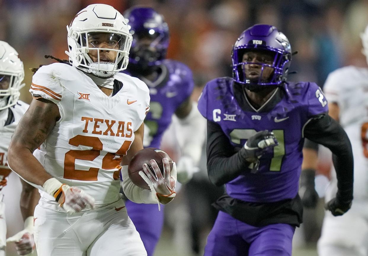 Texas' Jonathon Brooks is regarded as the best running back in the NFL draft despite knee surgery in November, and he's been linked with the Dallas Cowboys in the second round.