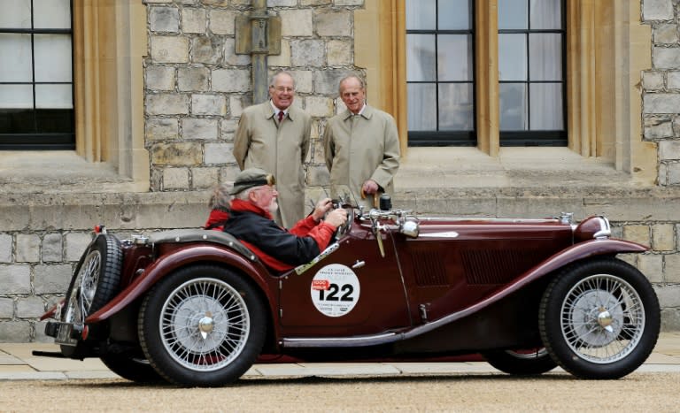 The Duke of Edinburgh Prince Philip, seen here watching an MG parade at Windsor Castle in 2009, has always been known for his love of cars