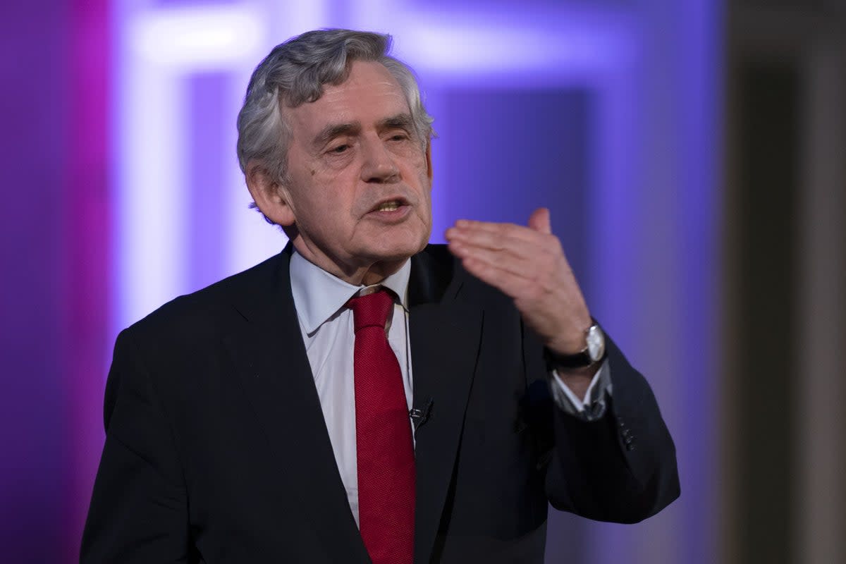 Former prime minister Gordon Brown (PA) (PA Wire)