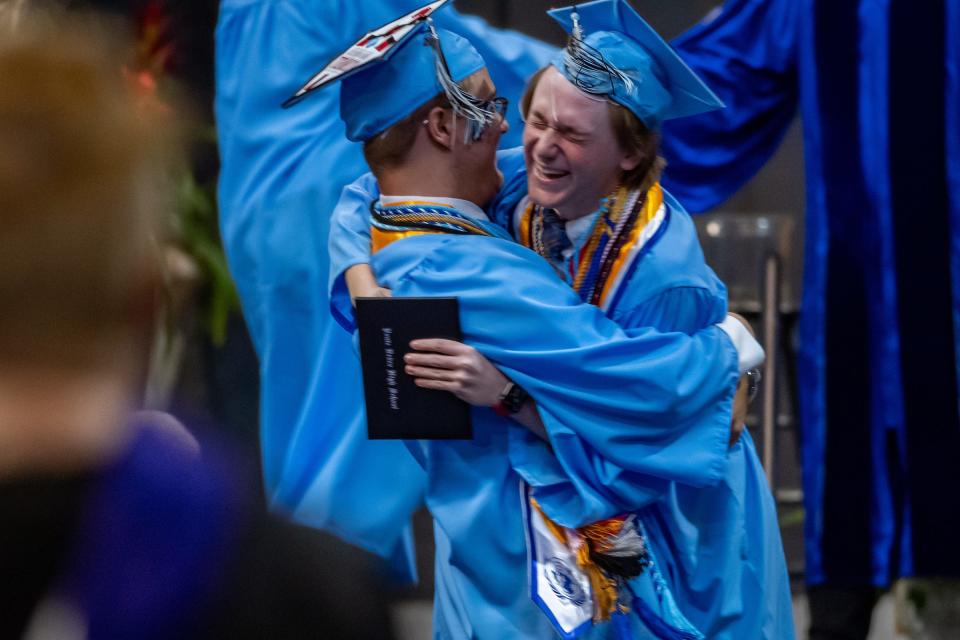 Ponte Vedra High School hosted its commencement program for the Class of 2022 at the UNF Arena on May 28, 2022.
Photo made May 28, 2022,
[Fran Ruchalski for the St. Augustine Record]