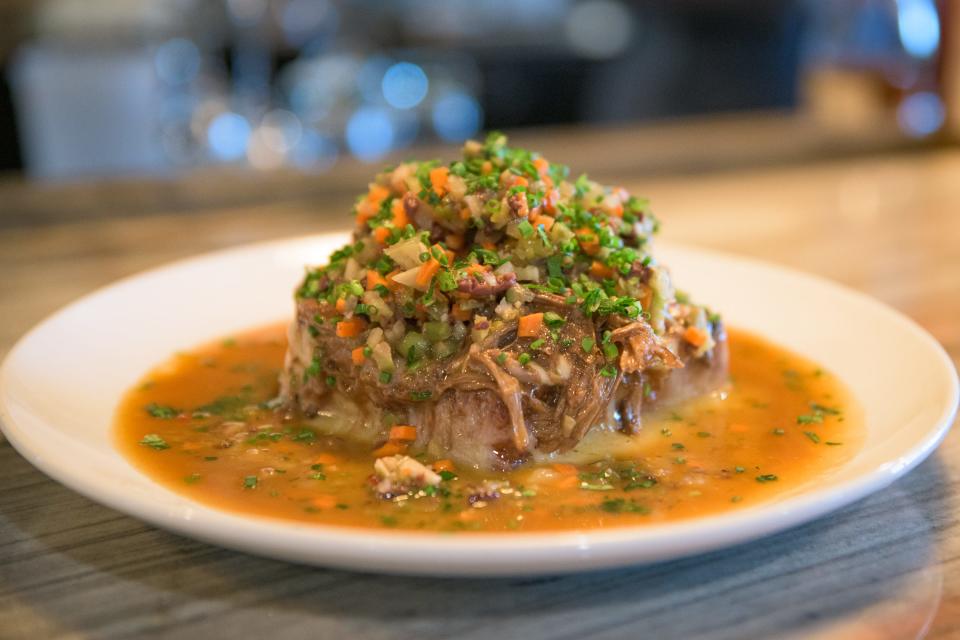 Hush Public House's Italian beef dish on Dec. 16, 2021 in Scottsdale, Ariz.