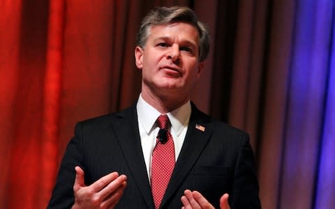 FBI Director Christopher Wray - Credit: AP