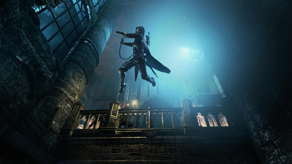 This publicity photo provided by Square Enix shows a screenshot of a scene from the video game, "Thief." (AP Photo/Square Enix)