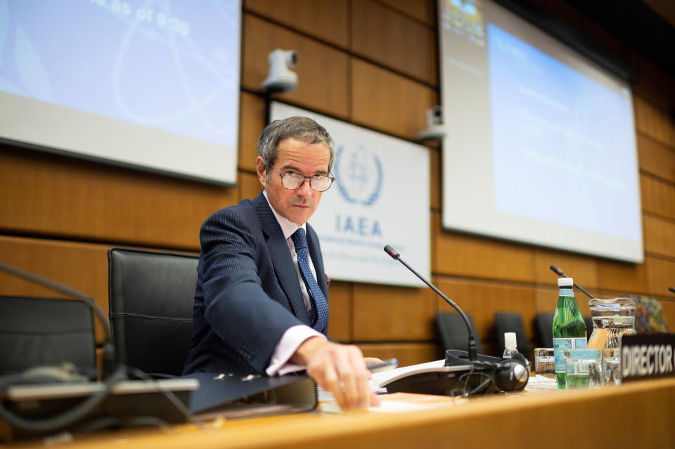 Image: Director General of the International Atomic Energy Agency Rafael Mariano Grossi. (Christian Bruna / Reuters)