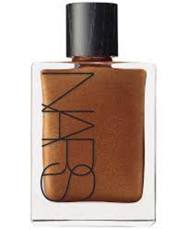 <p>Nars Monoi Body Glow I, $59, <a href="https://shop-links.co/1746216265589300400" rel="nofollow noopener" target="_blank" data-ylk="slk:available here;elm:context_link;itc:0;sec:content-canvas" class="link ">available here</a>.</p>