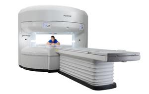 The Velocity MRI system is Fujifilm’s newest MRI scanner, designed to streamline workflow and enhance the patient experience with its unique open gantry, integrated radiofrequency (RF) coils and reconstruction technologies.