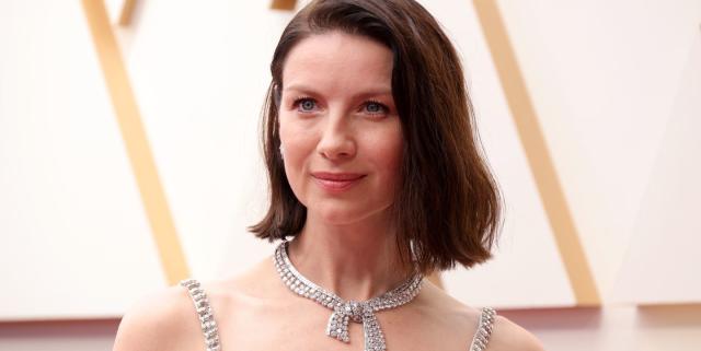 Caitriona Balfe Fashion — WHAT: Van Cleef & Arpels Frivole Necklace  WHERE