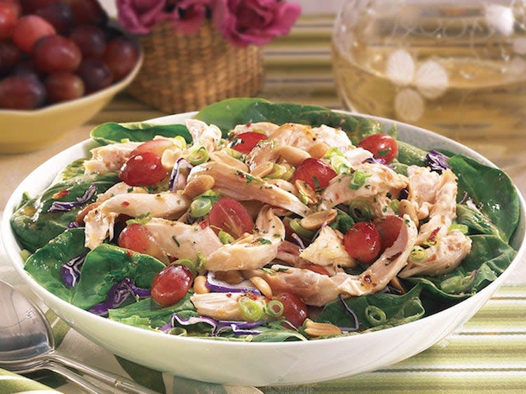 Fruity Chicken And Spinach Salad