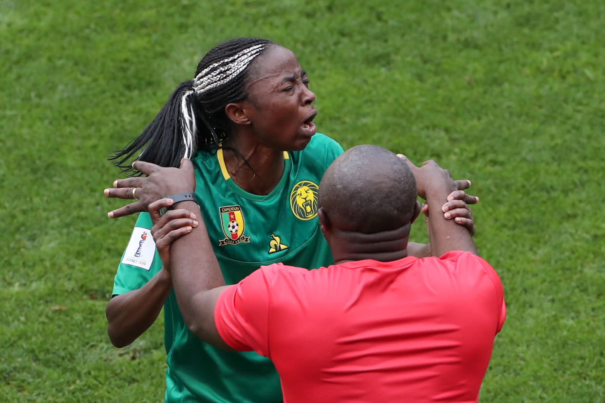 Ajara Nchout was outraged following two VAR reviews. (Credit: Getty Images)