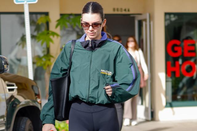 Kendall Jenner Wore a Vintage Windbreaker to Pilates, and Now