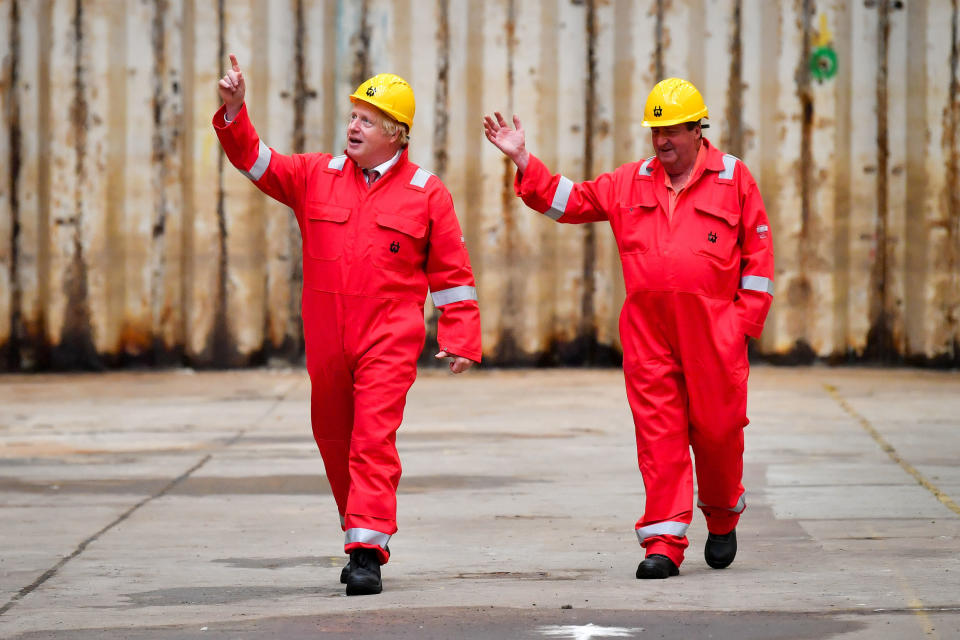 The Prime Minister Visits Shipyard in Devon