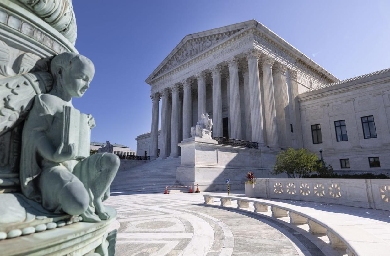 <span class="caption">How much importance does the Supreme Court place on prior decisions?</span> <span class="attribution"><a class="link " href="https://www.gettyimages.com/detail/news-photo/the-u-s-supreme-court-is-seen-on-september-02-2021-in-news-photo/1337858328" rel="nofollow noopener" target="_blank" data-ylk="slk:Kevin Dietsch/Getty Images;elm:context_link;itc:0;sec:content-canvas">Kevin Dietsch/Getty Images</a></span>