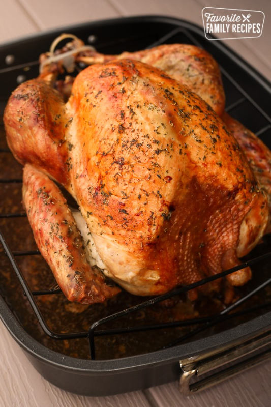 <p>Favorite Family Recipes</p><p>Cooking a turkey doesn't have to be overwhelming. These basic steps for how to cook a turkey will help you serve a beautiful, tender, and moist, turkey everyone will love!</p><p><strong>Get the recipe: </strong><a href="https://www.favfamilyrecipes.com/how-to-cook-a-turkey/" rel="nofollow noopener" target="_blank" data-ylk="slk:How to Cook a Turkey;elm:context_link;itc:0;sec:content-canvas" class="link rapid-noclick-resp"><strong>How to Cook a Turkey</strong></a></p>