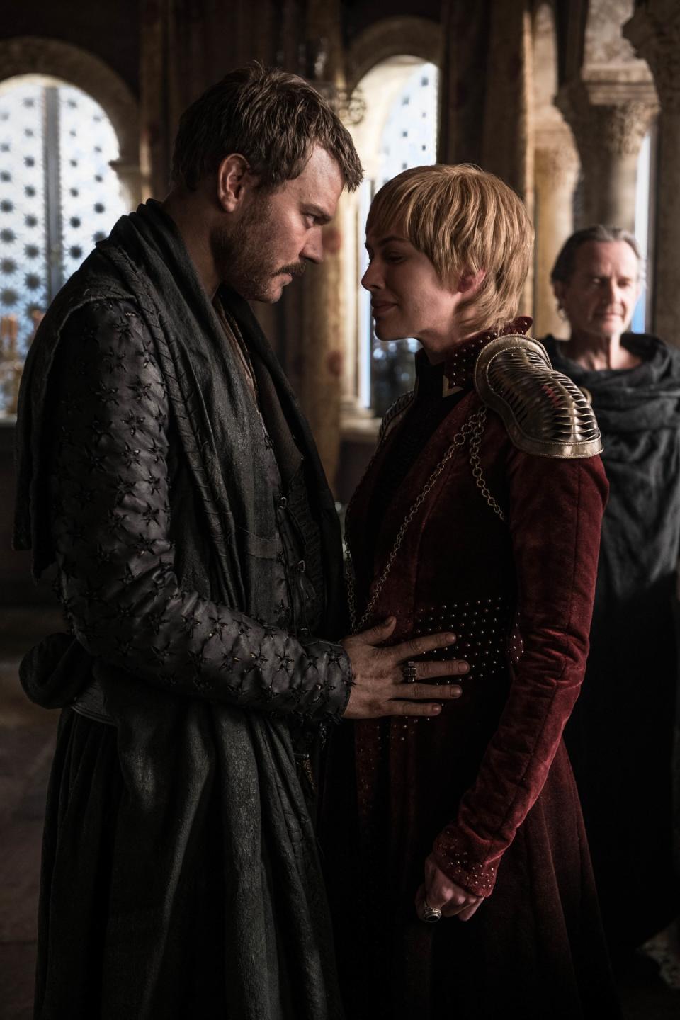 <h1 class="title">Euron and Cersei pregnancy</h1><cite class="credit">HBO</cite>