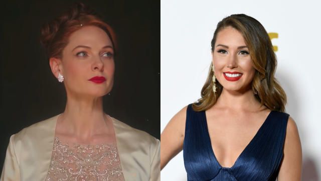 Rebecca Ferguson played Jenny Lind in The Greatest Showman, but Loren Allred provided her singing voice. (20th Century Studios/Getty)