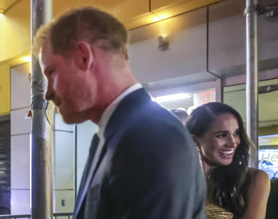 Harry and Meghan attended an event in New York before they were ‘chased’ by paparazzi. (Getty)