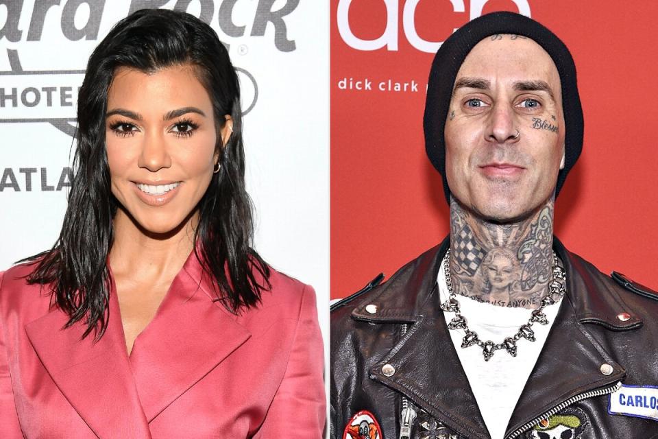 Kourtney Kardashian ; Travis Barker