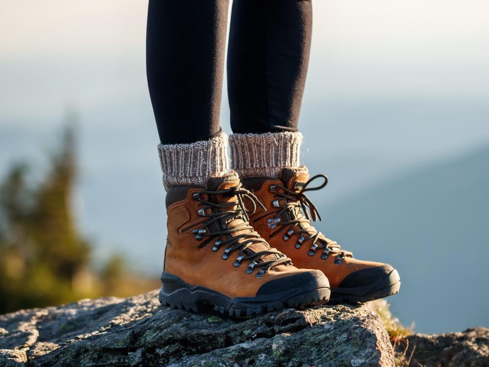 Hiking boots.