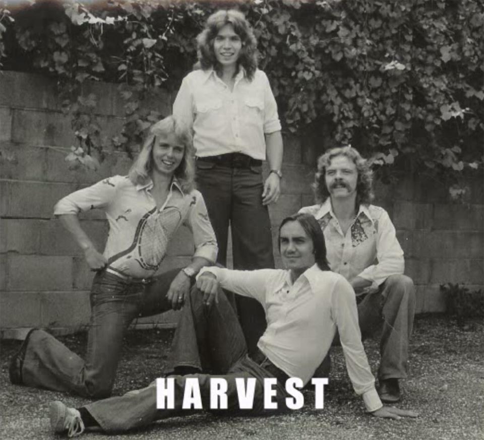 Harvest members Tommy Shaw, Eddie Wohlford, Jimbo Jones and Tommy Beavers.