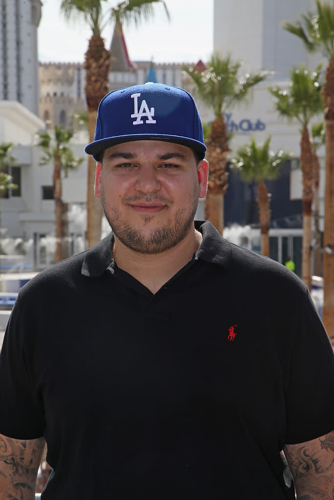 Rob Kardashian is adding a cheeky kids' line to his sock empire, and some are not seeing the humor in it. (Photo: Getty)