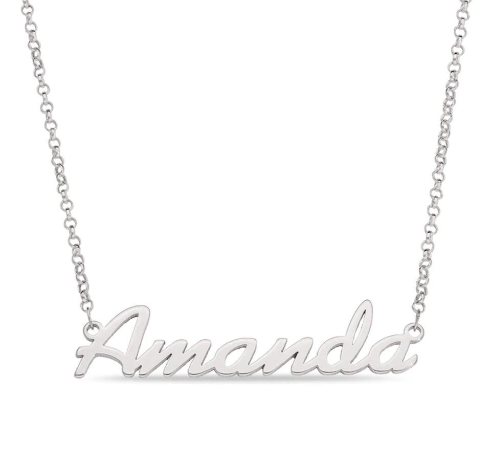 60) Script Name Necklace