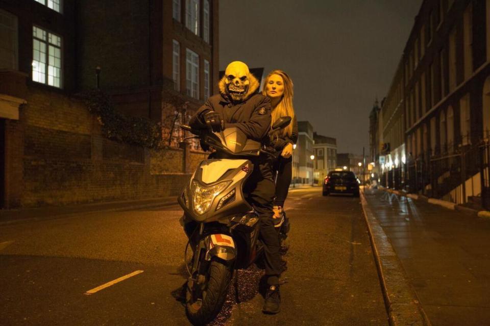 Moped gangsters were recently filmed in a BBC3 documentary, bragging about using acid and other weapons (BBC)