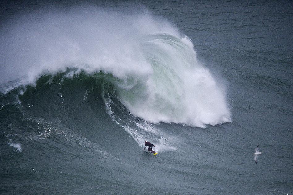 Gefährliche Welle: Surfen vor Nazaré