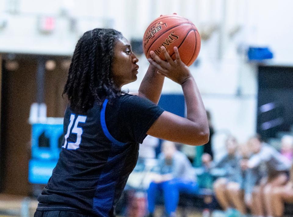 Bensalem's Amber Howard shoots against Council Rock North.