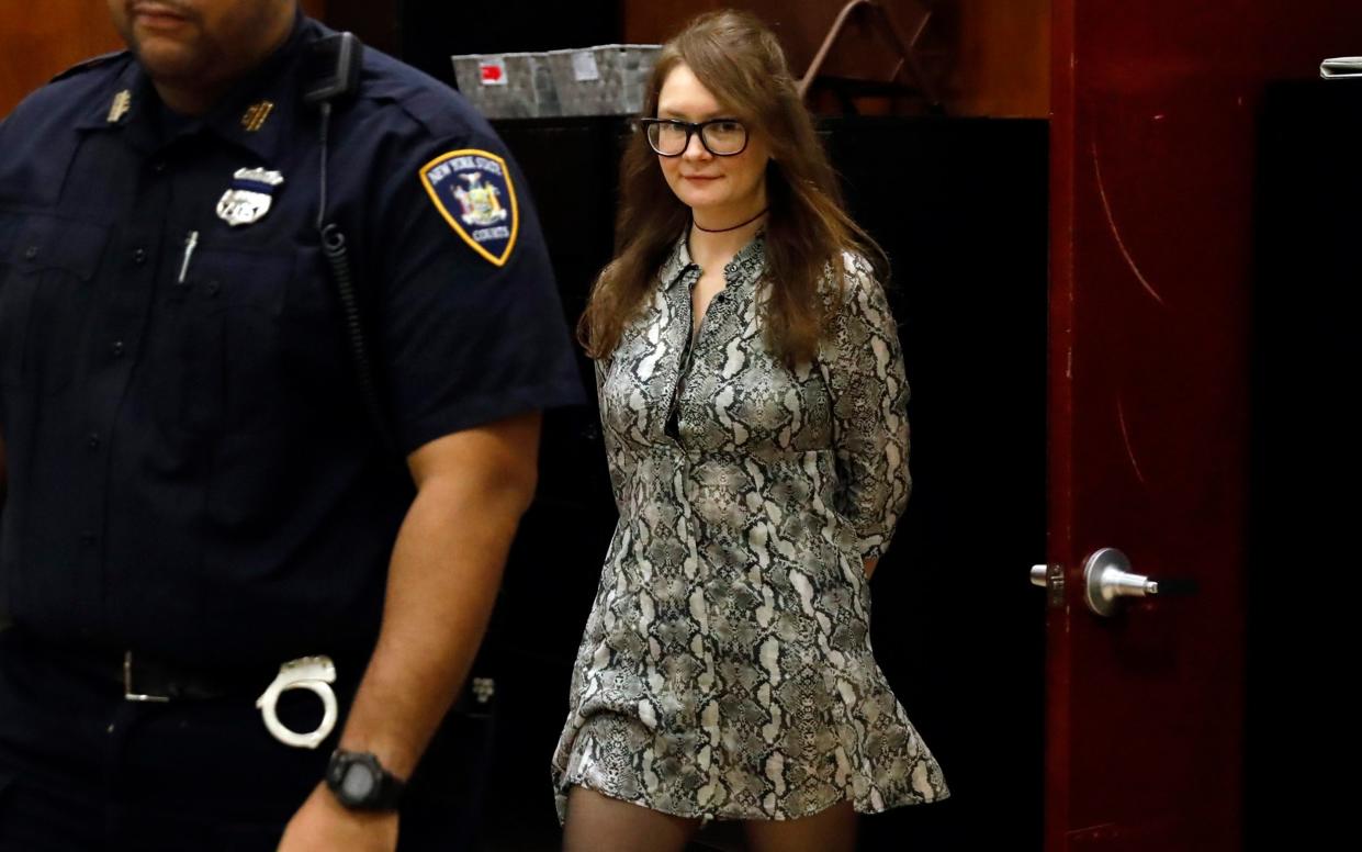 Anna Sorokin returns from a recess during her trial at New York State Supreme Court -  Richard Drew/AP