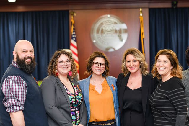 <p>Tammy Myers</p> FAt the Thursday hearing, from left to right, Jonathan Vermilye, Lauren Vermilye, carrier, Tammy Myers, Emily Griesa and Robin Strouse of the Fertilty Center of Grand Rapids, MI