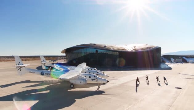 SpaceShipTwo at Spaceport America