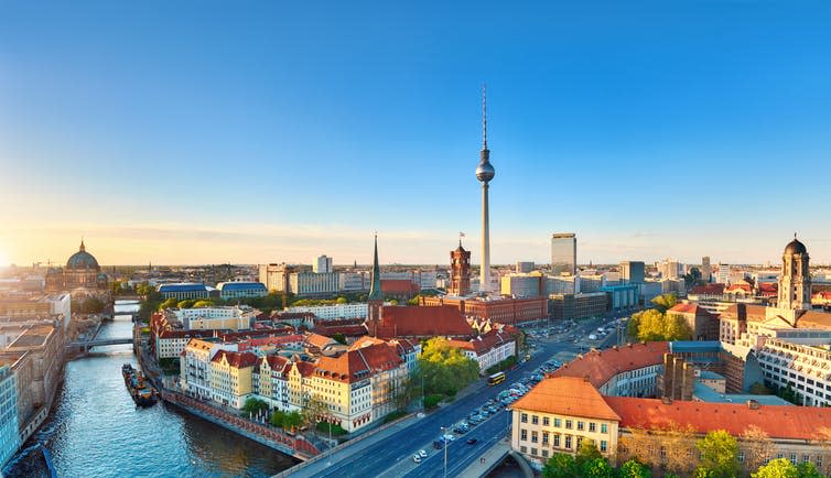 <span class="caption">Berlin is well known for its rent controls.</span> <span class="attribution"><a class="link " href="https://www.shutterstock.com/image-photo/aerial-view-central-berlin-on-bright-1082554628?src=cMVhvGqds3l54wrm4PMFkQ-1-23" rel="nofollow noopener" target="_blank" data-ylk="slk:Shutterstock.;elm:context_link;itc:0;sec:content-canvas">Shutterstock.</a></span>