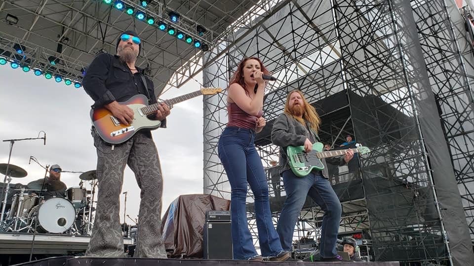 Devon Worley performs with Brothers Osborne in 2019. Worley and her band have free shows at the Brown County Fair this weekend. Brothers Osborne has played the grandstand before.