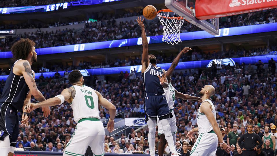 Irving gets to the hoop in Game 4. - Peter Casey/USA TODAY Sports/Reuters