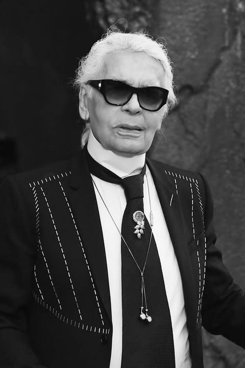 Karl Lagerfeld - Credit: Stephane Cardinale - Corbis/Getty Images