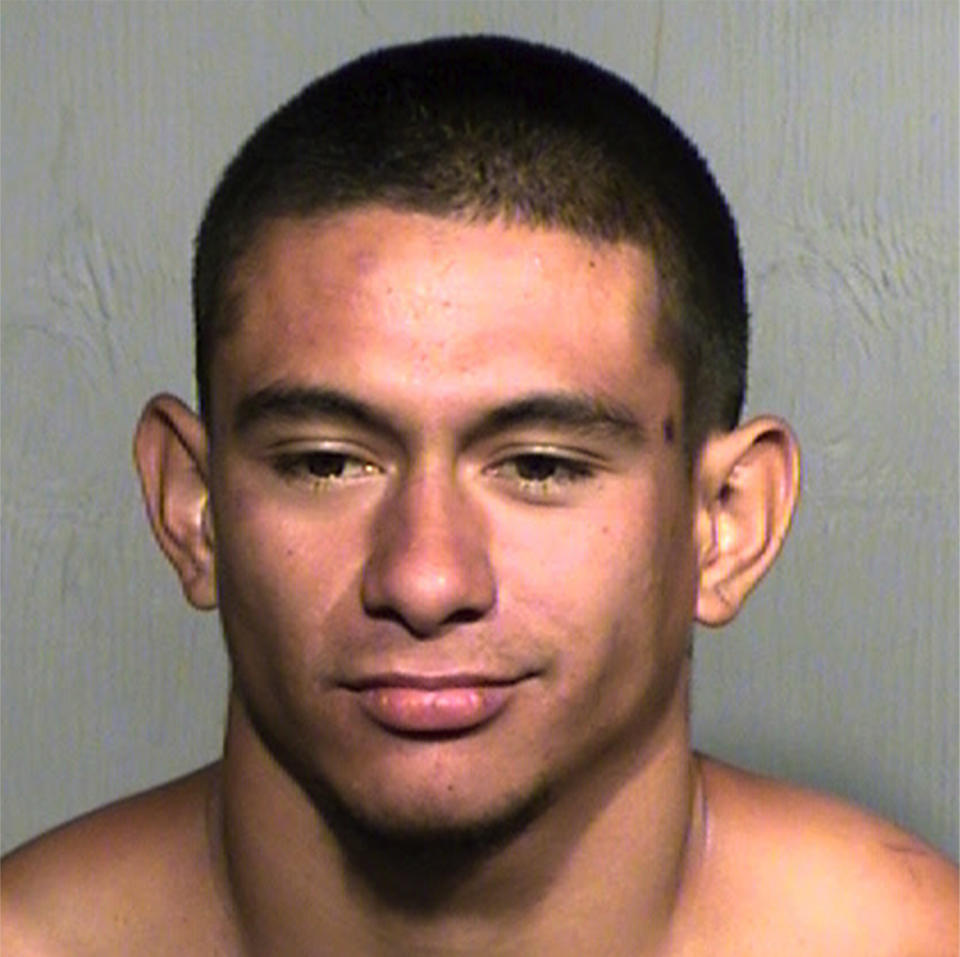 Pictured is Arizona man Jose Vega Meza, 21, who admitted to killing his housemate's dog because the woman owed rent money.
