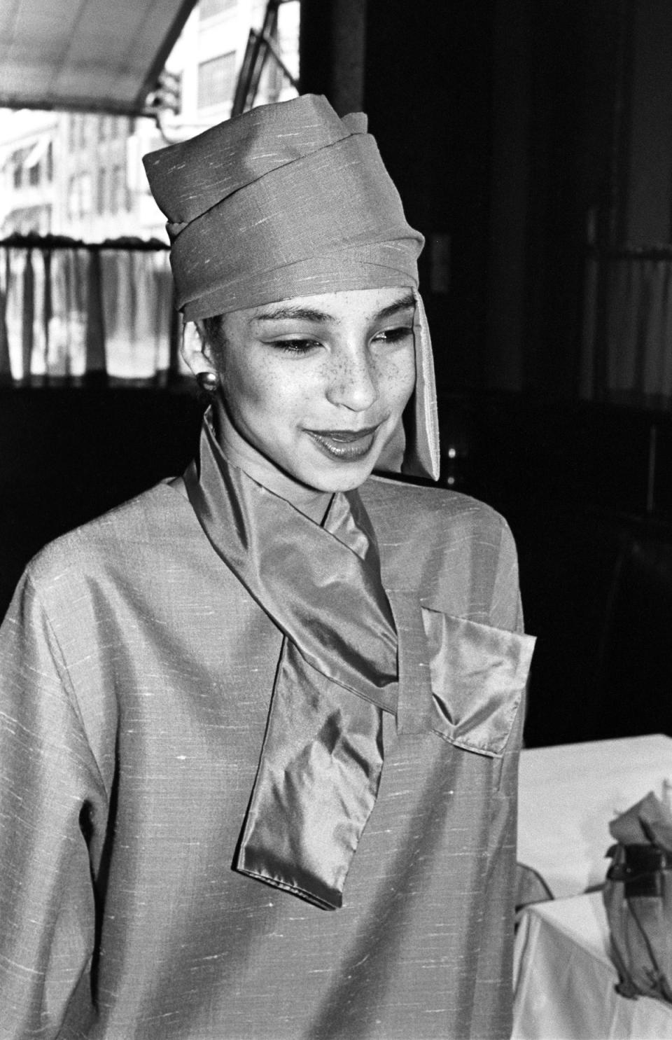 Sade modeling in 1981