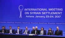 U.N. special envoy for Syria Staffan de Mistura attends a news conference following Syria peace talks in Astana, Kazakhstan January 24, 2017. REUTERS/Mukhtar Kholdorbekov