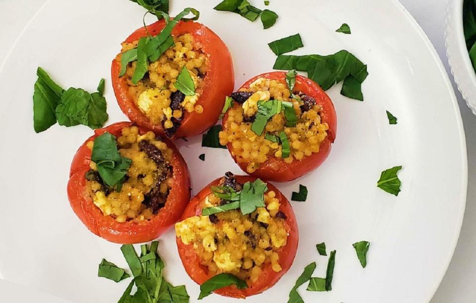 Mediterranean Stuffed Tomatoes