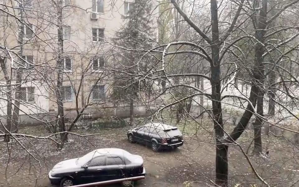 Light snow dusts Kyiv - Euan MacDonald