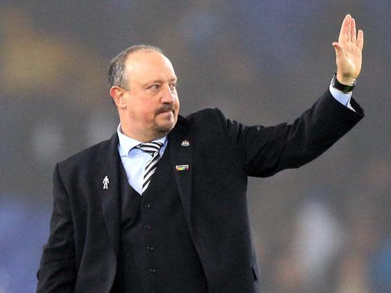 Rafa Benitez will leave Newcastle United at the end of the month (PA)